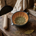 Japanese Suribachi Mortar & Pestle Set - Black