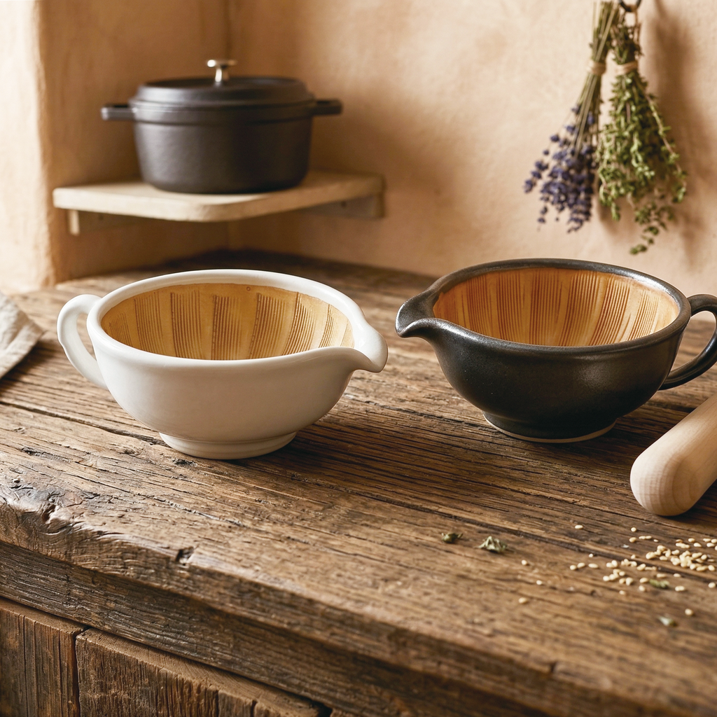 Japanese Suribachi Mortar & Pestle Set - Black