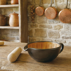 Japanese Suribachi Mortar & Pestle Set - Black