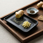 Ceramic Grater Plate for Wasabi, Ginger, Garlic and Onion