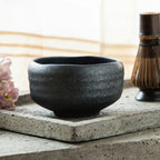 Kasumi Mino-yaki matcha bowl, view 3