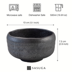 Kasumi Mino-yaki matcha bowl, view 6